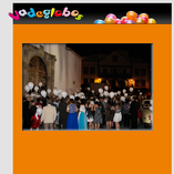 Suelta de globos en Iglesia 